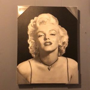 Marilyn Monroe B&W Art: “The Look of Love”